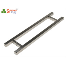 H Type Stainless Steel Interior Door Handle Double Side 1.1mm Thickness Polish Surface